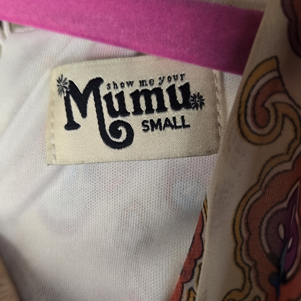 Show Me Your Mumu Rocky floral Jasmine's Jewels long sleeve romper Small - Picture 4 of 4